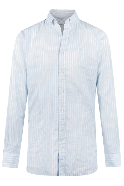 McGregor cotton linen stripe shirt